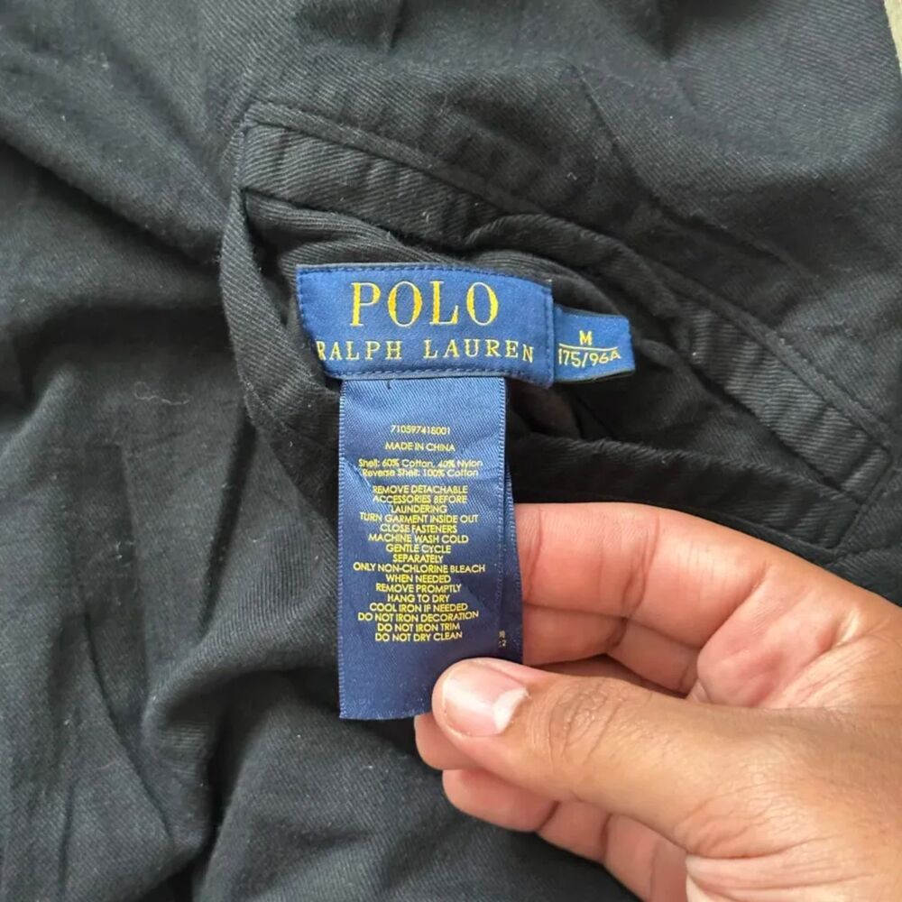 Polo Ralph Lauren Reversible Bomber Jacket Chain Stitched New York Boxing Club M - Picture 8 of 9